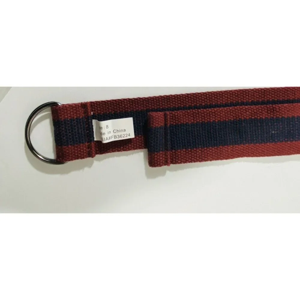 Boys Striped Clip-On Neck Tie Belt Easter Kids Easter Wedding Spring Blue Red